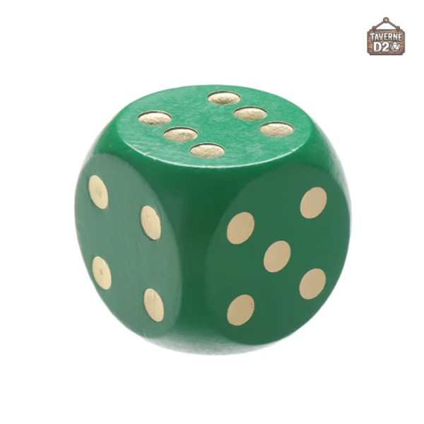 Dés en bois géant pour jeux de société
