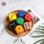Dés en bois pour jeux d'extérieur