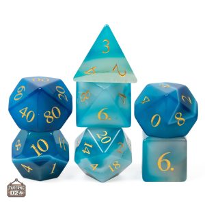 Dés en Agate colorés et élégants pour collection