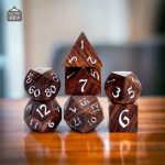 Dés en bois artisanaux pour jeux de société