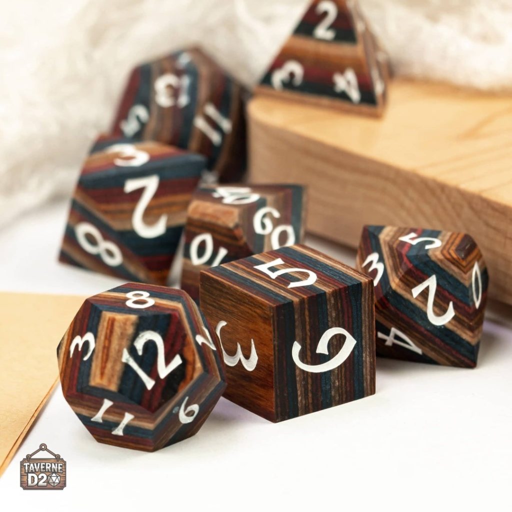 Dés en bois