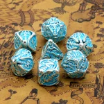 Dés en métal avec éclat, ajout parfait à votre jeu