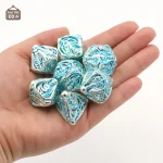 Set de dés en métal, expérience de jeu améliorée