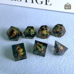 Dés liquides pour expériences de jeu