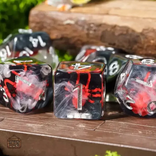 Dés amusants avec motifs de créatures mignonnes