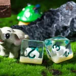 Dés variés avec designs d'animaux adorables