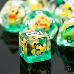 Dés en résine avec designs animaliers charmants