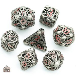 Set de dés Cthulhu en métal