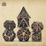 Dés Cthulhu en métal pour collectionneurs