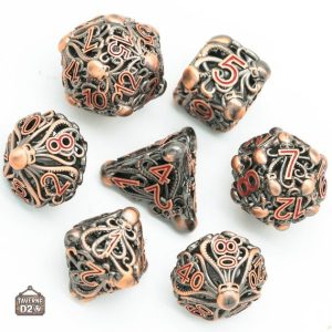 Dés métalliques pour jeux de rôle