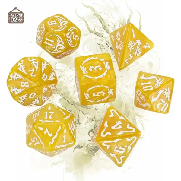 Dés polyédriques pour aventures fantastiques