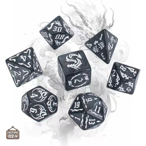 Dés en plastique pour jeux de société