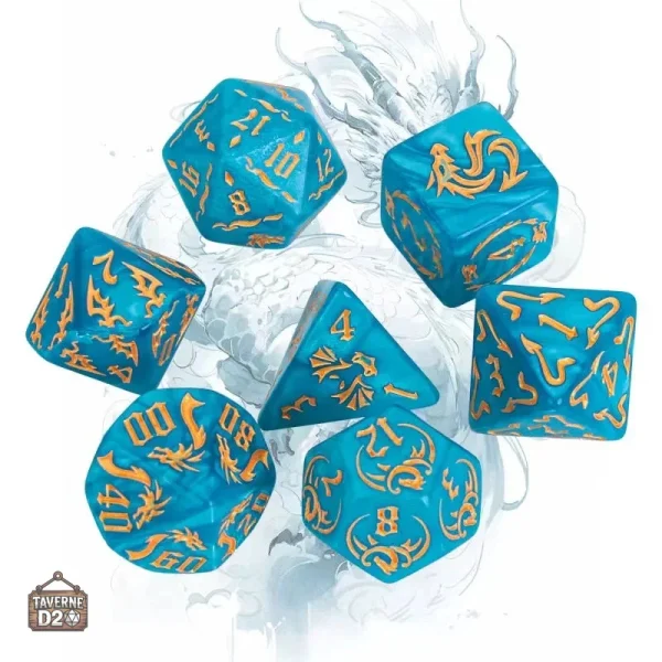 Dés colorés pour sessions de Donjon et Dragon