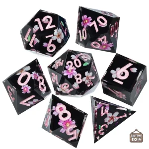 Dés Fleurs colorés pour jeux de société créatifs