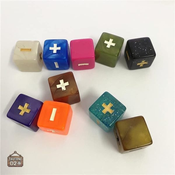 Set de dés Fudge, idéal pour les passionnés de jeux