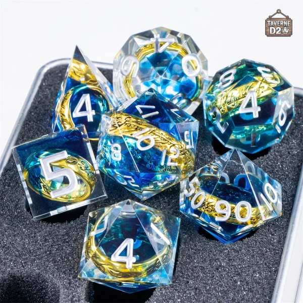 Dés de JDR l'Anneau Unique en assortiment