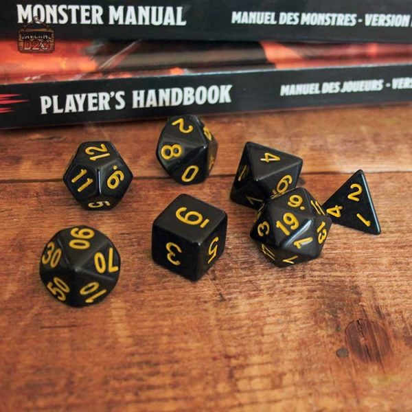 Dés colorés pour jeux de société