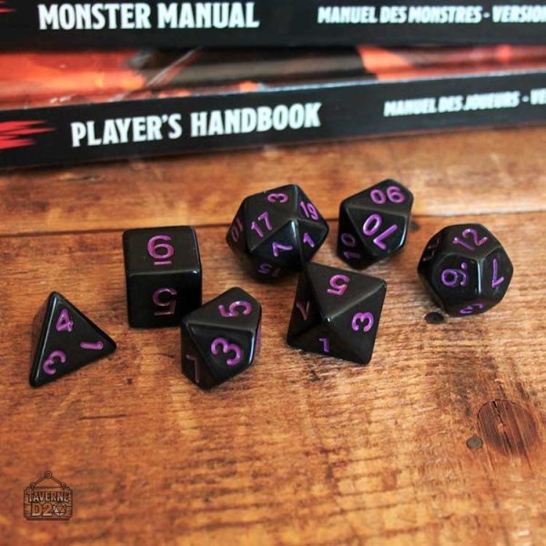 Accessoires de jeu : set de dés JDR