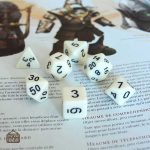 Kit de dés pour personnages de jeu