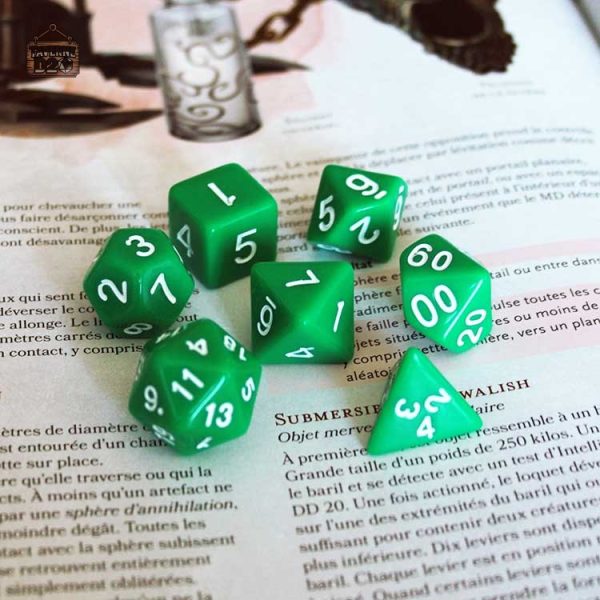 Set de dés pour campagnes de jeux de rôle