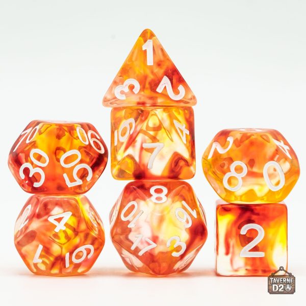 Dés de JDR colorés pour enrichir vos sessions
