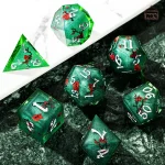 Dés de jeu colorés avec design fleuri