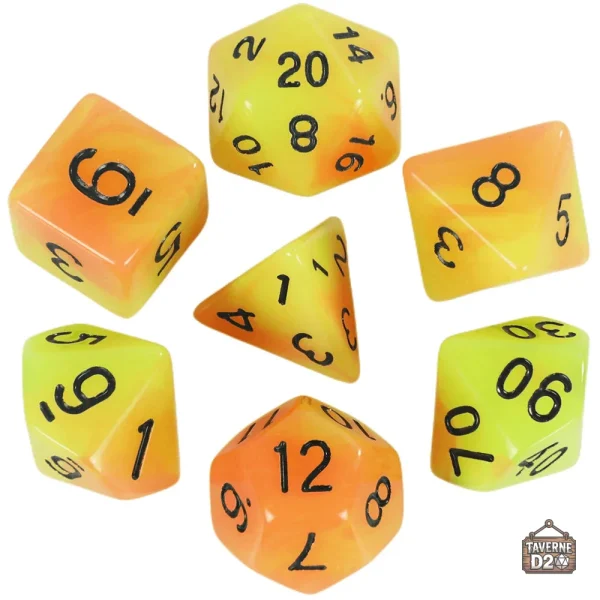 Accessoire de jeu : dés lumineux pour ambiance nocturne