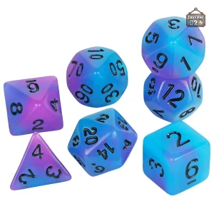 Set de dés de JDR lumineux idéal pour les soirées de jeu