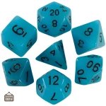 Collection de dés lumineux pour fans de jeux de société
