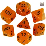 Dés colorés lumineux pour aventures de jeux de rôle