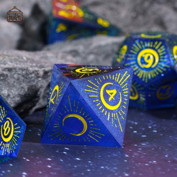 Dés de JDR Lune, le choix idéal pour les aventuriers