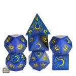 Dés Lune pour jeux de rôle, design unique et captivant
