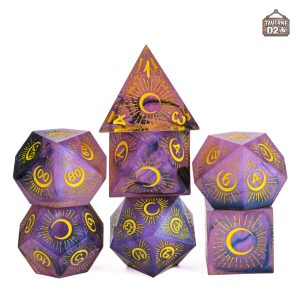 Dés JDR thématiques Lune, parfaits pour vos aventures