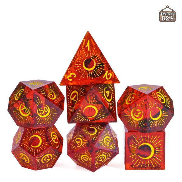 Set de dés inspirés de la Lune, pour une expérience ludique