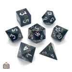 Dés de jeu de rôle en édition spéciale pailletée