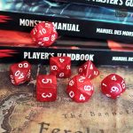 Set de dés marbrés pour jeux de rôle - vue 2