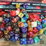 Set de dés marbrés pour jeux de rôle - vue 4