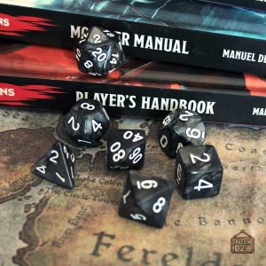 Dés marbrés pour jeux de société et JDR