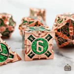 Accessoires de jeu : set de dés métalliques