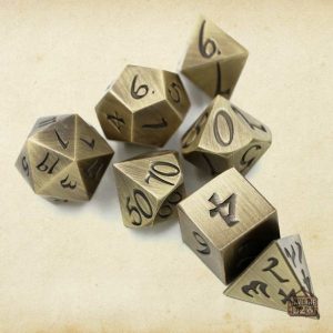 Dés de jeu en métal, finition brossée, pour collectionneur