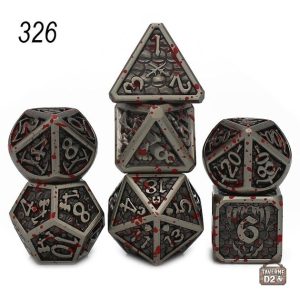 Dés en métal pour Donjons et Dragons