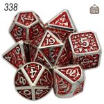 Dés métalliques pour jeux de rôle
