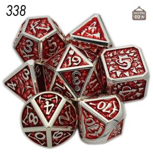 Dés métalliques pour jeux de rôle