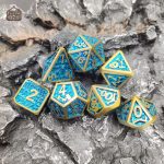 Dés de Donjons et Dragons en métal