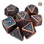 Dés en métal pour joueurs de D&D