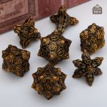 Dés nains en métal, idéal pour jeux de rôle
