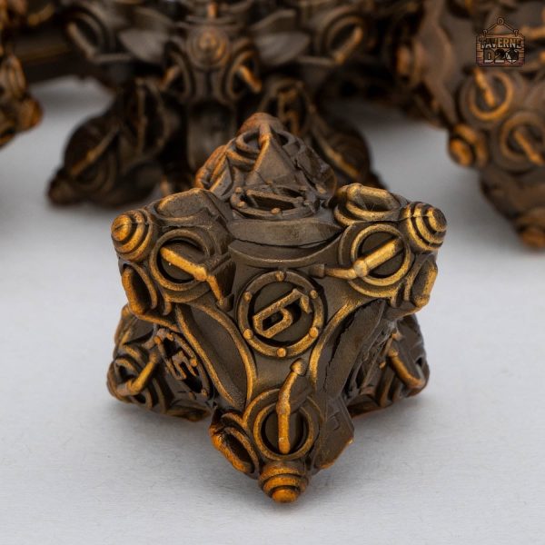 Dés en métal nain, parfaits pour les aventuriers