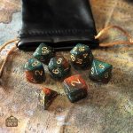 Set de dés brillant pour jeux de société