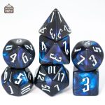 Set de dés Nébuleuse Céleste pour jeux de rôle