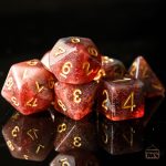 Accessoires de jeu : dés Nébuleuse Rouge Ocre